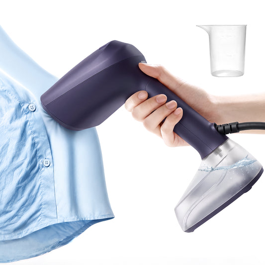 Venuezy Steamer for Clothes, Handheld Clothes Steamer, 1200W Strong Power Garment Steamer with 400ml Tank, Fast Heat-up, Portable Fabric Steam Iron Fabric Wrinkle Remover for Travel, Home