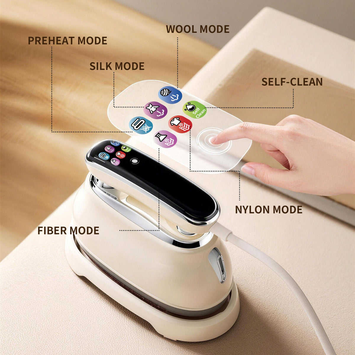 2-in-1 Handheld Steamer Iron for Clothes Portable Garment Steamer Travel, Compact 2-in-1 Fabric Steamer Iron Features a 160ml Water Tank, Offering Powerful, Portable Wrinkle Removal On the GO