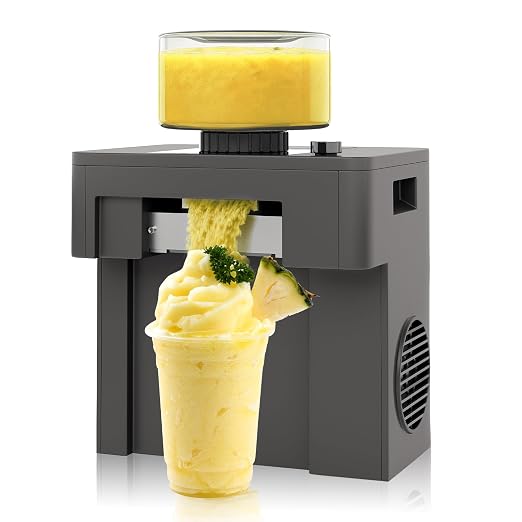 Venuezy Slushie Machine, 3-in-1 Snow Ice Maker & Frozen Drink Machine, 1L Capacity, Makes Slushies, Snow Cones & Soft Serve in 3-5 Minutes, One-Touch, Countertop Home